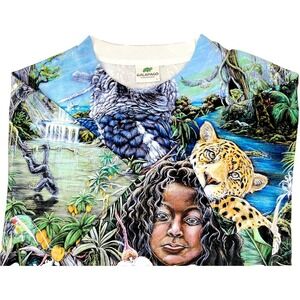 NEW Galapagos Collection T Shirt Men's L Graphic Pullover Colorful Casual Top